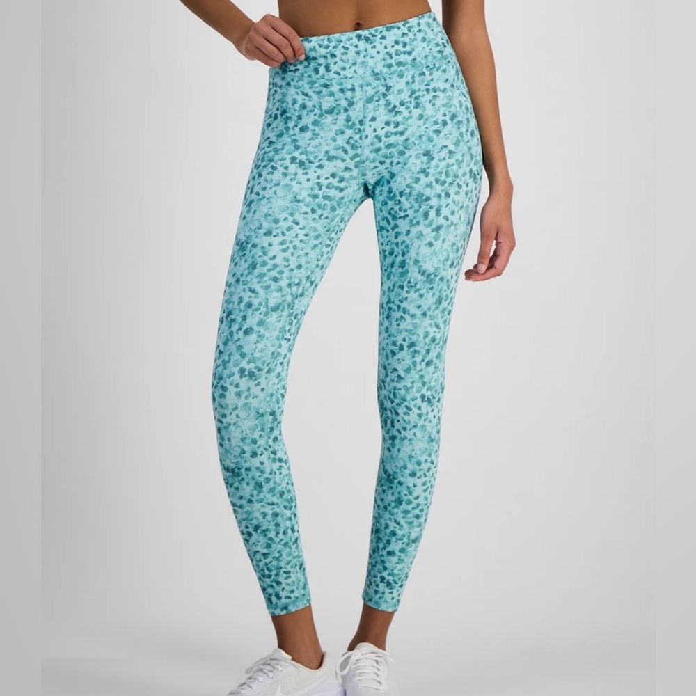 Ideology Women's Soft Paw Stylish Blue Patterned Leggings